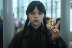 mercoledì in una scena della serie netflix
