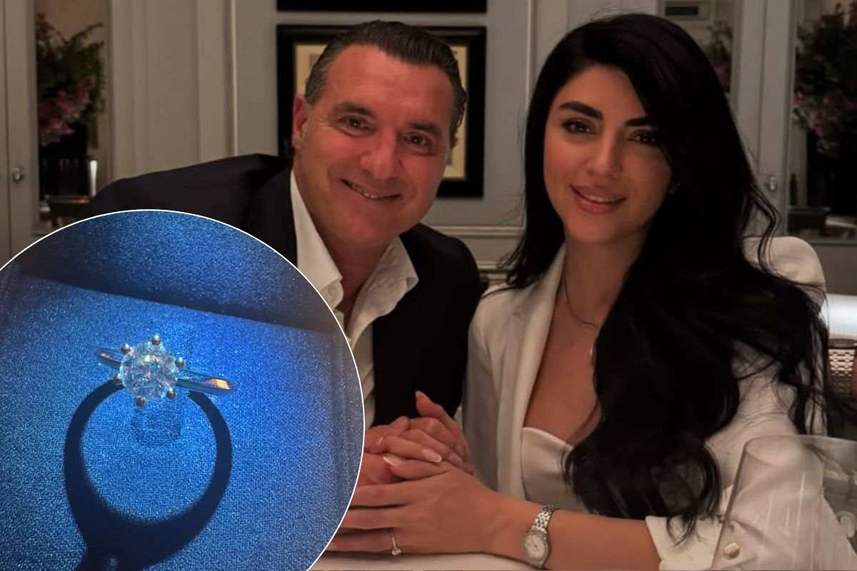 Il brillante regalato da Amoruso alla compagna